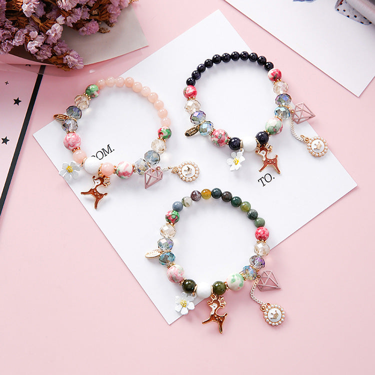 Elegant Pearl Stone Bracelet