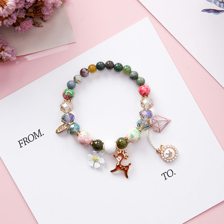 Elegant Pearl Stone Bracelet