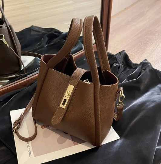 Vintage Charm Bucket Bag